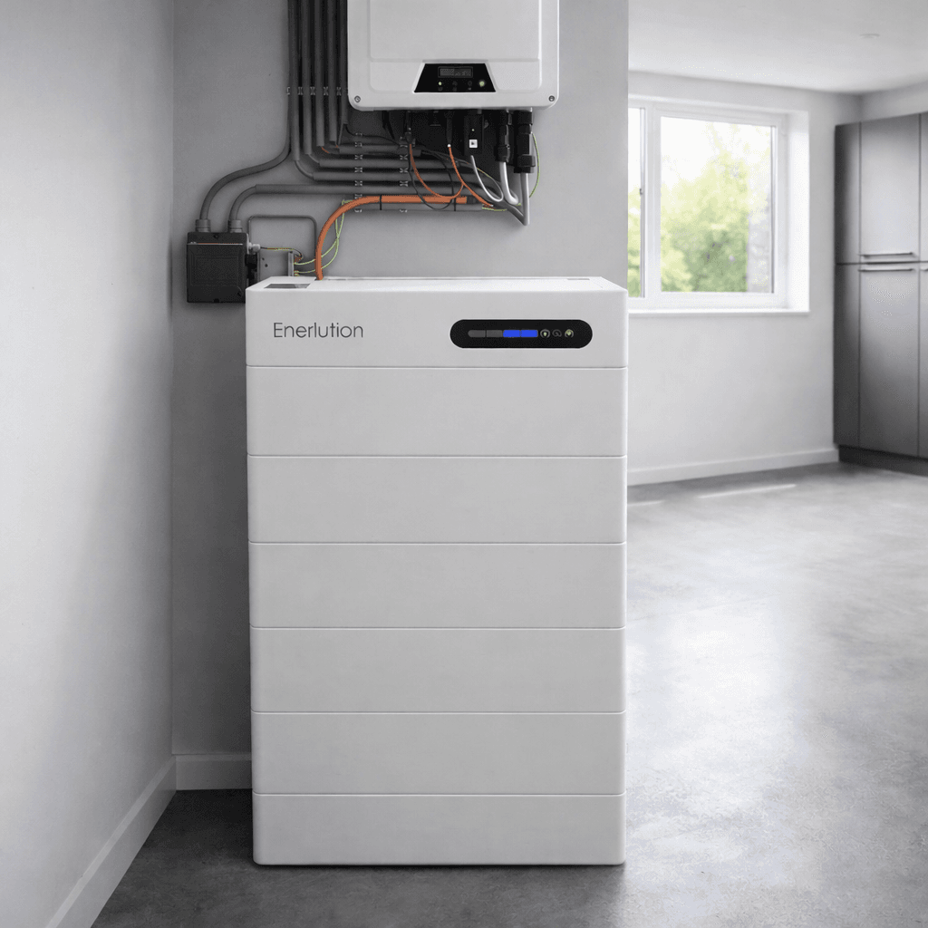 42 kWh hoogspannings systeem in garage